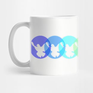 Rainbow of peace doves Mug